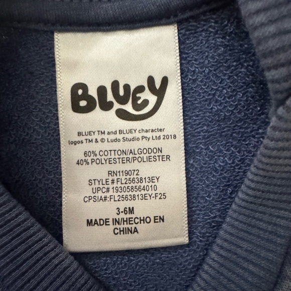 Bluey Baby Romper - Picture 2 of 2